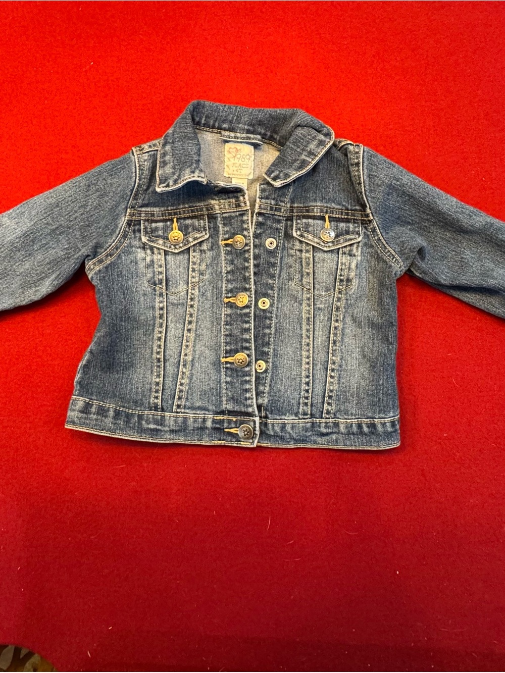 The Children's Place Blue Denim Jacket Size 4T